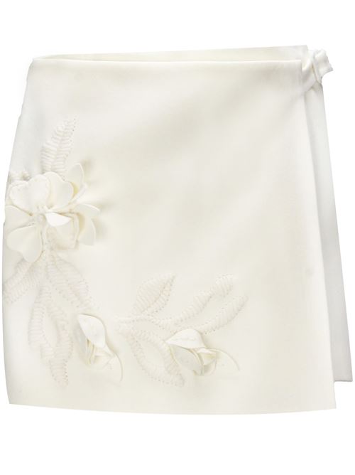 White virgin wool skirt ERMANNO SCERVINO | D456P340RHJA14800